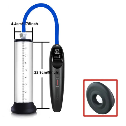 Premium Electric Vacuum Pump for Penis Enlargement Optimal Kpa Suction-Releasing Cycles Male Dick Extender Sex Product for Men