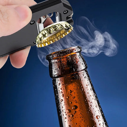 COB Keychain Light LED Flashlight USB-C Rechargeable Mini Handheld Flashlight Work Light with Bottle Opener for Outdoor Camping