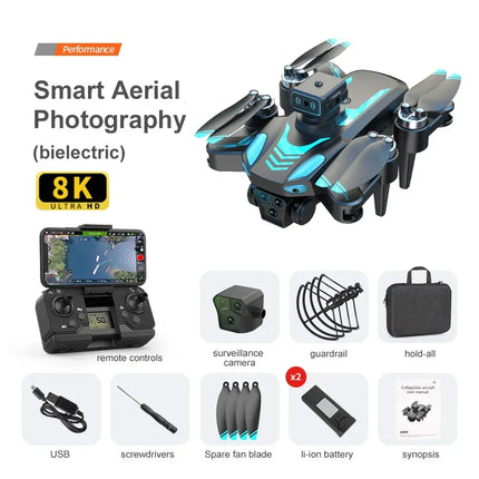 M20 Drone 4K Professional HD Camera 8K Photography Dron No GPS Foldable Quadcopter Obstacle Avoidance Brushless RC Toy
