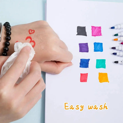 8 Color Magnetic Erasable Whiteboard Pen Color Options Numbering Stationery Office Teaching Supplies For Student Blackboard Note