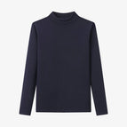 Navy Mockneck / 6y