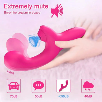 Powerful G Spot Vibrator For Women 20 Speeds Clit Sucking Toy Dildo Clitoral Stimulator Vibrating Finger Massager Adult Sex Toys