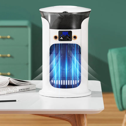 Desktop Mini Air Conditioner Portable USB Air Cooler Fan For Home Room Camping Humidifier Cooling Fans 7 Color Night Lamp