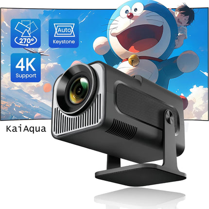 4K Android 11 Projector Native 1080P 390ANSI HY320 Dual Wifi6 BT5.0 1920*1080P Cinema portable Projetor upgrated
