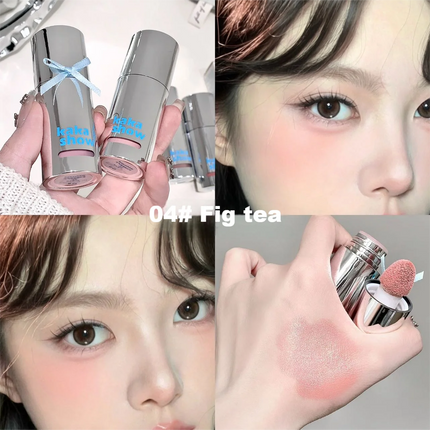 Liquid Blush Natural Water Light Waterproof Blush Stick Moisturize Cheek Blusher Brighten Contour Sponge Brush Makeup 4 Colors