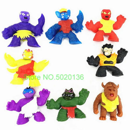 Goo Colorful Hero Jit Zu Hulk Squeeze Toys Galaxy Cool Squishy LOLS Doll Slow Rising Stress Relief Toys For Baby Kids Xmas Gift
