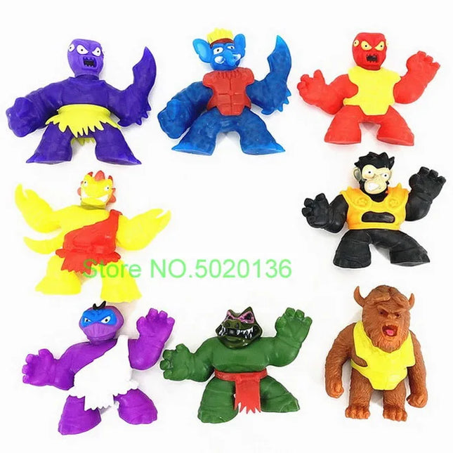 Goo Colorful Hero Jit Zu Hulk Squeeze Toys Galaxy Cool Squishy LOLS Doll Slow Rising Stress Relief Toys For Baby Kids Xmas Gift