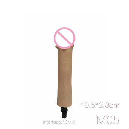 Masturbator Fascia Gun Adapter Attachements Massage Head to silicone Dildo Sex Toys for Women Vibrators Penis