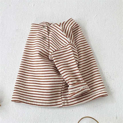Lawadka Baby T-shirts For Boys Girls Cotton Long Sleeve Striped Baby's Clothing Casual Spring Toddler Clothes Tops 3-36M T Shirt