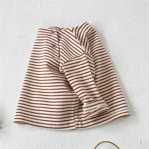 Lawadka Baby T-shirts For Boys Girls Cotton Long Sleeve Striped Baby's Clothing Casual Spring Toddler Clothes Tops 3-36M T Shirt