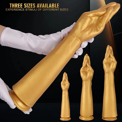 Huge Fisting Hand Buttock Anal Plug Strong suction cup Silicone Long Fist Vaginal Dilator Big Fist Anal Plug Gay And Lesbian Sex