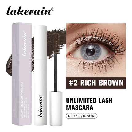 Lash Mascara Nourishing Long Lasting Thick Curling Lifting Lengthening Eyes Lashes Beauty Makeup Cosmetics Black Brown Mascara