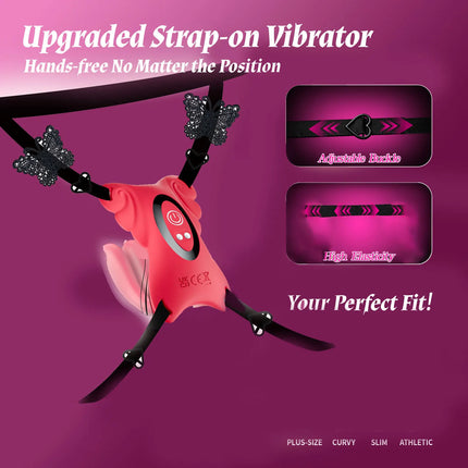 KUSHOR Couples Vibrator App Remote Control Wearable Vibrator Long Distance Rabbit G-Spot Stimulator for Clitoral Penis Pleasure