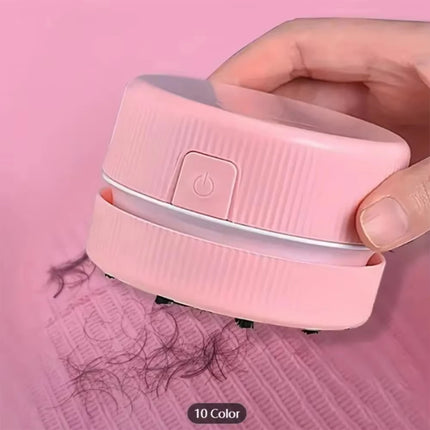 Stop Sweeping Crumbs! Portable USB Desk Vacuum for Keyboard & Tabletop. Quiet, Powerful, Gift-Ready