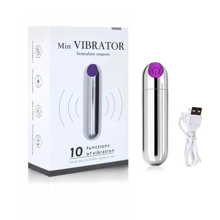 USB Charge 10-Speed  Mini Bullet Vibrator Clitoris Stimulator G Spot Vagina Massage Adult Sex Toys for Women Gay Female Masturba