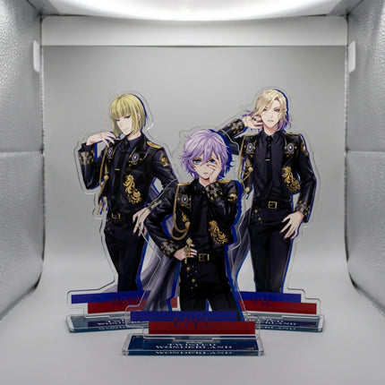 Anime Twisted Wonderland Acrylic Stand Keychain 10-15cm Game Malleus Riddle Azul Idia Vil Leona Desk Decor Collectible Fans Gift