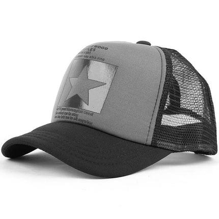 Fashion Letter Embroidery Baseball Cap For Men Women Summer Breathable Mesh Snapback Hat Unisex Hip Hop Trucker Bone Gorras
