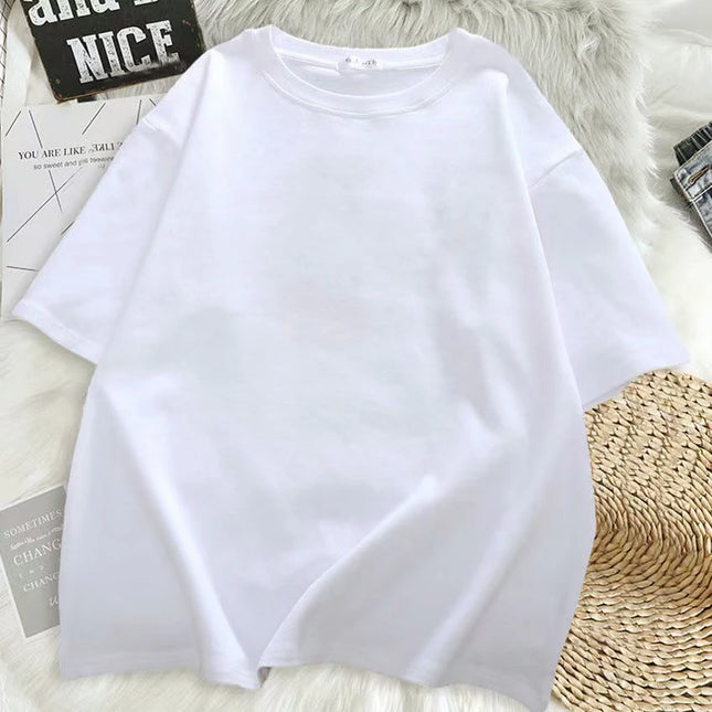 Unisex Summer Short Sleeve T-Shirt Y2K Style Loose Fit Harajuku Print Top for Men And Women Casual Port Style Clothing