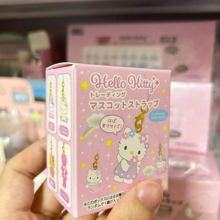 Sanrio Hello Kitty Blind Box Toys Cute MIni Black Skinned Long Legs Unicorn Mermaid Kt Cat Doll Pendant Toys Collect Ornaments