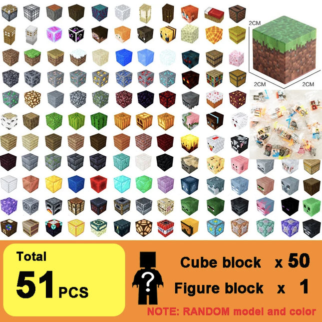 Kids DIY Magnetic Blocks-Build Mine Magnet World Set for Boys and Girls Sensory Toys for Toddlers Gifts Construction Toys Game