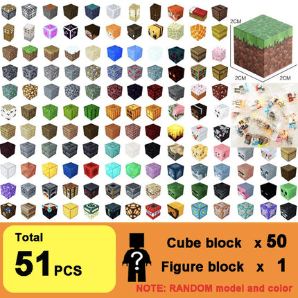 Kids DIY Magnetic Blocks-Build Mine Magnet World Set for Boys and Girls Sensory Toys for Toddlers Gifts Construction Toys Game