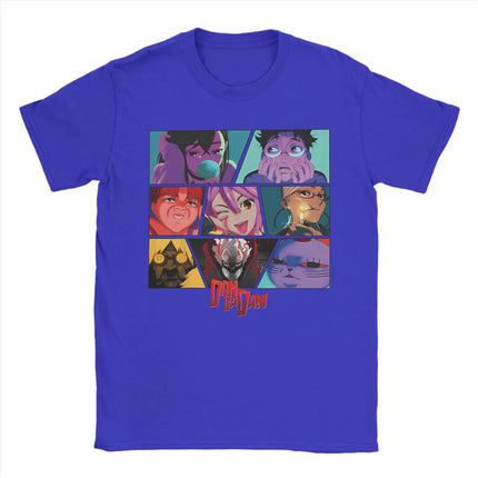 Japanese Funny Anime Dandadan T-shirt Men Women Clothing Cartoon Short Sleeve Tops High Quality Cotton Oversized Tees for Fans