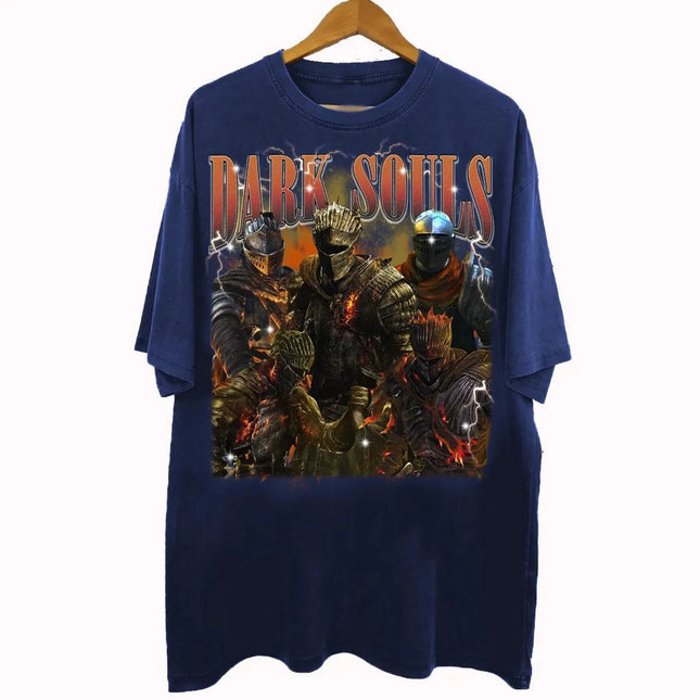 Dark Souls Game Printed Women's T-shirt Spring/Summer Fashion Trend Pure Cotton Top Neutral Short Sleeve T-shirt