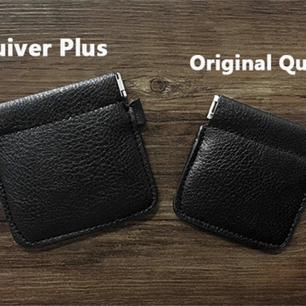 VDR Quiver Plus By Kelvin Chow (Gimmicks and Online Instructions) Close-up Magic Tricks professional Amazing Genuine Leather