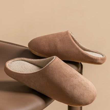 Household Women's Slippers Comfortable Soft Non-Slip Wear-Resistant Thick Bottom Silent Solid Color Couple's Indoor Plank