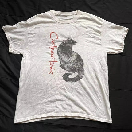 Cocteau Twins Shirt Cocteau Twins Band White Unisex T-shirt Men Women Summer Short Sleeve Crew Neck Cotton Tee