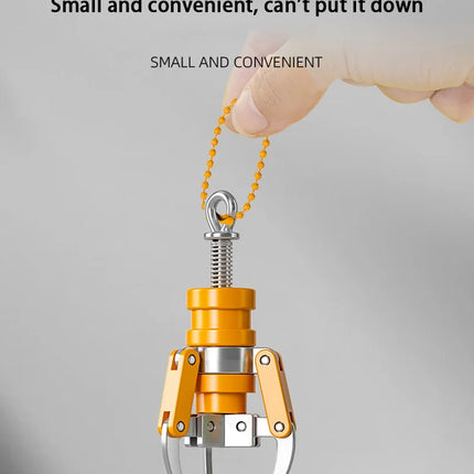 Doll Machine Grab-clip keychain Can Clip Simulated Mini Color Claw keychain Bag Pendant Accessories For Party Gifts New