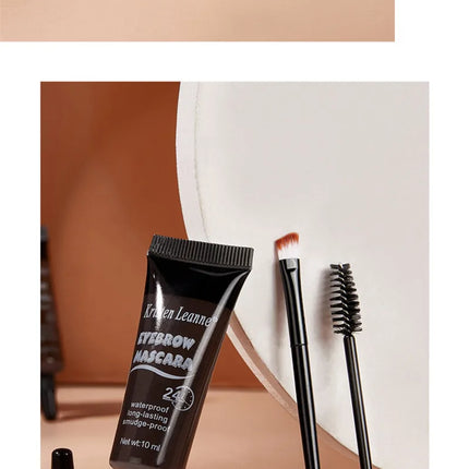 4 Colors Natural Liquid Dyeing Eyebrow Cream Set Waterproof Long Lasting Black Brown Tint Eyebrow Mascara Eyebrows Paint Makeup