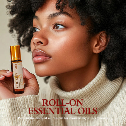 Cookie Scented Essential Oil Roll-On, 10ml - Warm Aromatherapy for Comfort & Relaxation - Sweet Baked Scent, Travel-Size Gifts