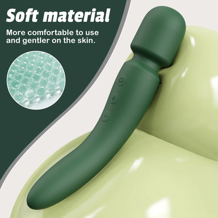 2 in 1 AV Wand Vibrator for Women Clit G-Spot Vagina Stimulator Nipples Breast Massager Female Masturbator Sex Toy for Women