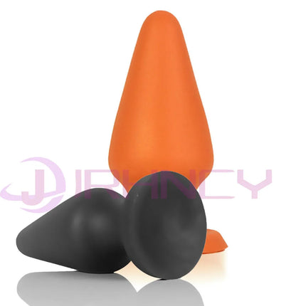 Anal Plug with Suction Cup Beads Anal Butt Plug Soft Silicone Anus Dilation Sex Toys for Women Men Buttplug Adult Sex Product