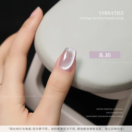36-color/set Star River Cat Eye Gel Nail Polish 15ml Magnetic Gel Glass Beads Semi Permanent Soak Off UV Nail Gel For Nail Salon