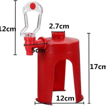 Creative Hand Pressure Type Coke Bottle Inverted Drinker Carbonated Beverage Inverted Home Beverage Machine Coke Machine