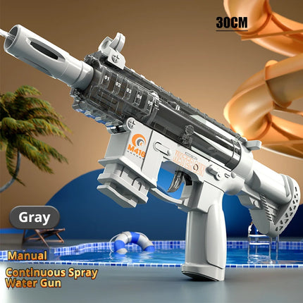 M416 Manual Continuous Firing Water Gun Large Capacity Folding Water Play Toy Outdoor Summer Water Play Artifact