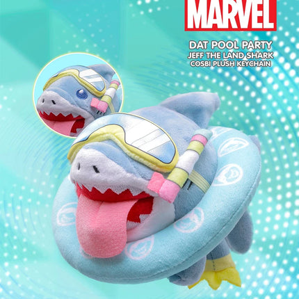 Marvel Cosbi Jeff The Land Shark Blind Box Mini Plush Collect Figures model Plush Keychain backpack charm pendant plush toy gift