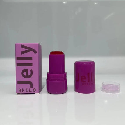4 Colors Jelly Blush Stick Lip Balm Eyeshadow 3-in-1 Multi-Use Matte Blush Moisturize Brighten Lip Gloss Multi-Use Blush Makeup