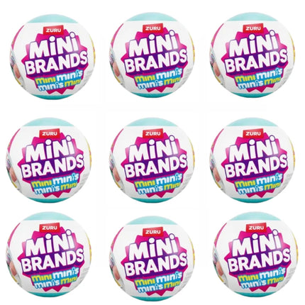 ZURU Original Mini Fridge Set Mini Brand Ball Series Mystery Surprise Blind Box Children's Toy Playhouse Decoration Gift Blind