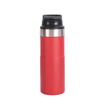 500ml Bpa Free Classic Trigger Action Travel  Coffee Mug 16OZ Double Wall Cup Insulated Sports Portable Water Bottle