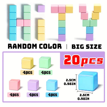 Magnetic Blocks for Kids, Big Size Magnetic Cube Sensory Gift, Preschool Educational Building Blocks Set, Perfect Holiday Gifts