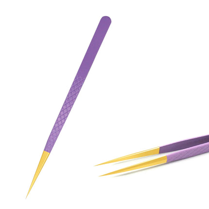 AILEISHI Eyelashes Tweezers Stainless Steel Superhard Tweezers High Precision Anti-static Tweezers For Eyelash Extensions Tools
