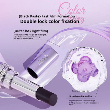 Velvet Matte Dark Magic Lipstick Long-Lasting Waterproof Lipstick Hydration Lip Gloss Nourishing Lightweight Smooth Essence Care