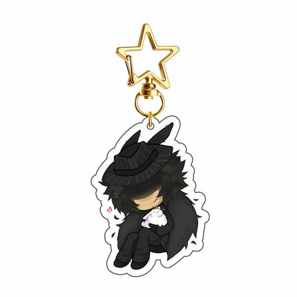 Game Forsaken Cosplay Keychain Unisex Kawaii Acrylic Keyring Key Chain Bag Decoration Ornament Props