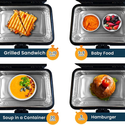 Electrical Heating Lunch Box 12v Travel Oven Portable Camping Car Stove
