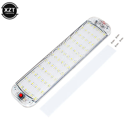 1pcs 72 LED Panel Light Car Interior Reading Lamp High Brightness Cabin Lights for Van Truck RV Boat Camper Lights Strip 12-80V