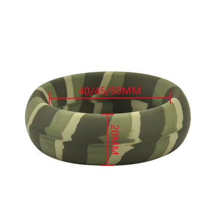 Big Size Silicone Cock Rings For Men Scrotum Testis Restraint Male Delay Ejaculation Penis Lasting Erection Adult Games Reusable