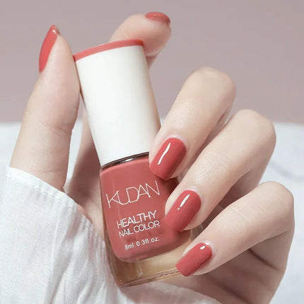 8ml Water-based Nail Polish No Baking Long Lasting Semi-permanent Quick Dry non-peelable Nail Varnish DIY Fashion Manicure